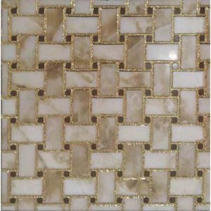 کاشی بین کابینتی لوکاس طلایی (Gold) نگارستان