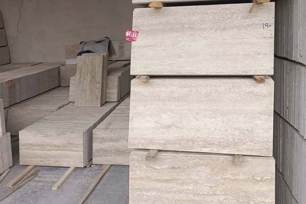 zoha-IND-41 سنگ تراورتن کرم روشن Light Cream Travertine Stone